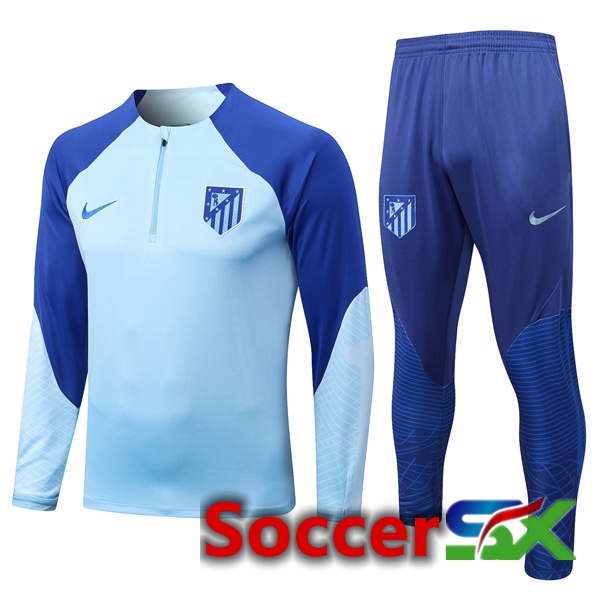 Atletico Madrid Training Jacket Suit Blue 2022/2023