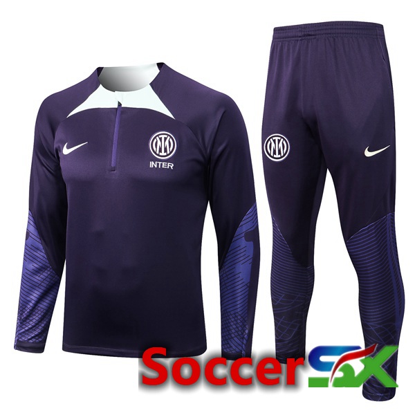 Inter Milan Training Jacket Suit Purple 2022/2023