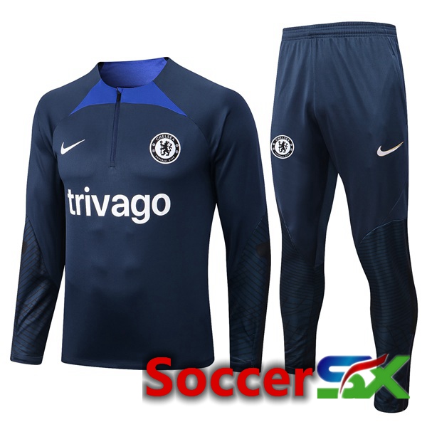 FC Chelsea Training Jacket Suit Blue 2022/2023