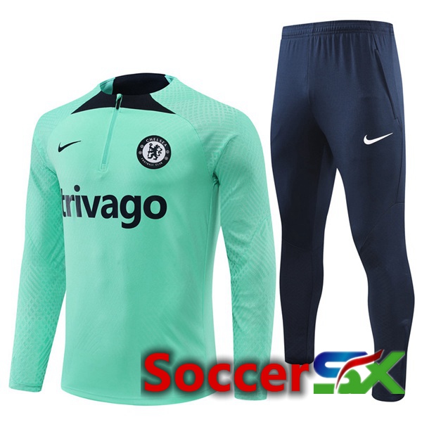 FC Chelsea Training Jacket Suit Green 2022/2023