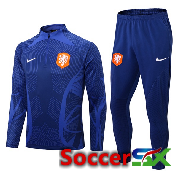 Netherlands Training Jacket Suit Blue 2022/2023