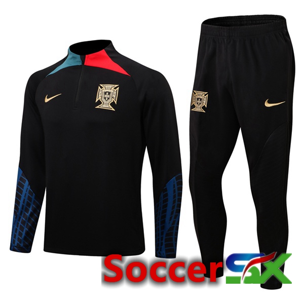 Portugal Training Jacket Suit Black 2022/2023