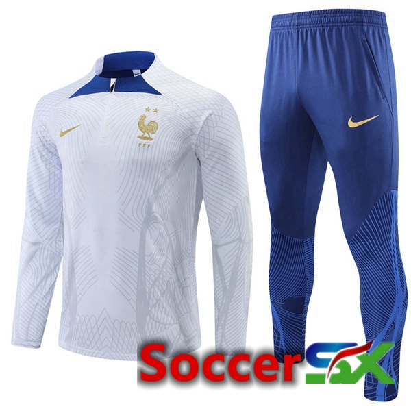 France Training Tracksuit White 2022/2023