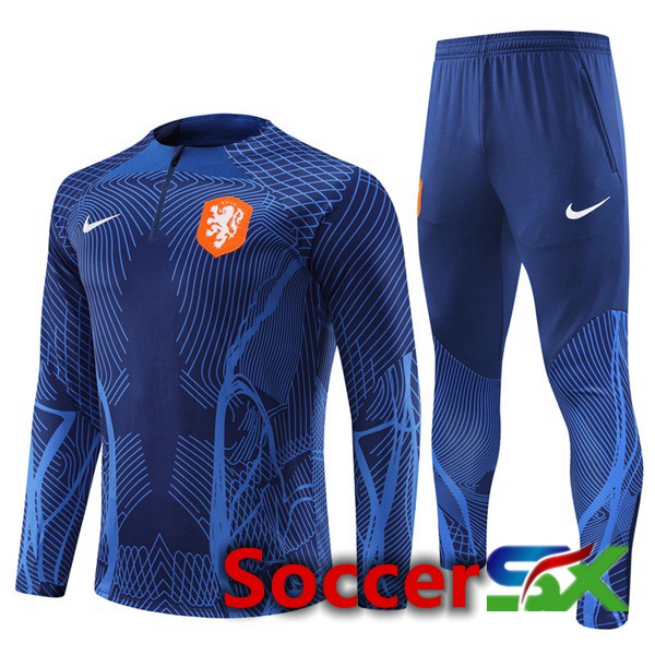 Netherlands Training Tracksuit Royal Blue 2022/2023