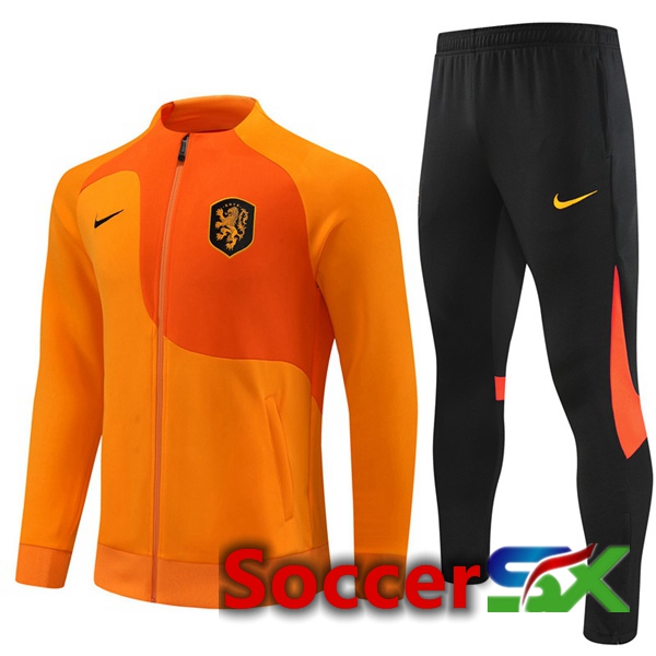 Netherlands Training Jacket Suit Orange 2022/2023