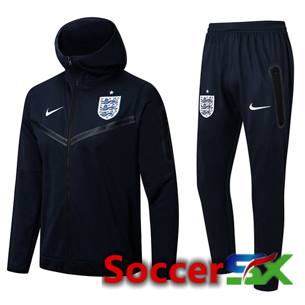 England Training Tracksuit Hoodie Royal Blue 2022/2023