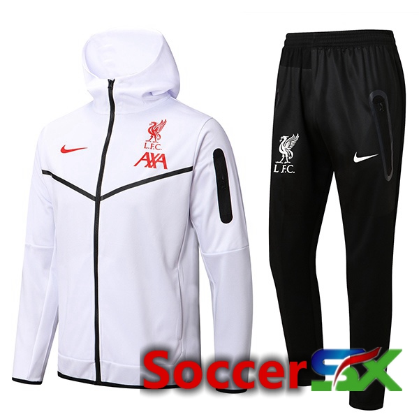 FC Liverpool Training Tracksuit Hoodie White 2022/2023