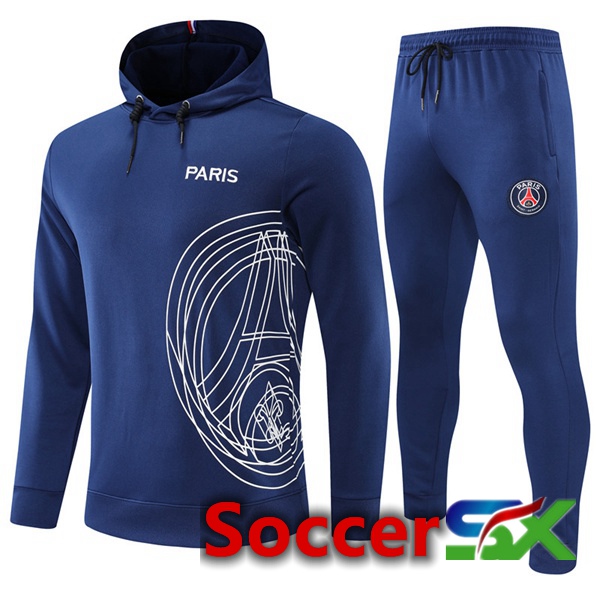 JORDAN Paris PSG Training Tracksuit Hoodie Royal Blue 2022/2023