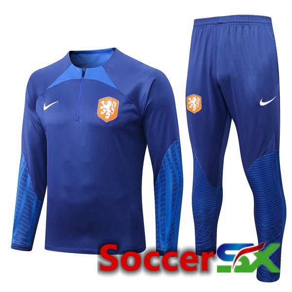 Netherlands Training Tracksuit Blue 2022/2023