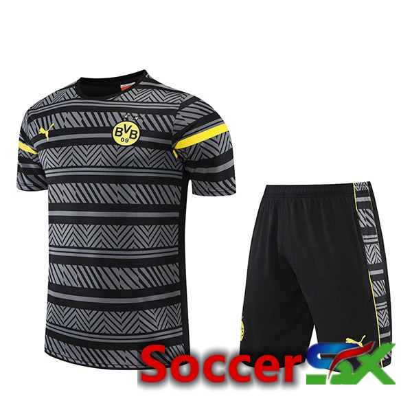FC Chelsea Training T Shirt + Shorts Black 2022/2023