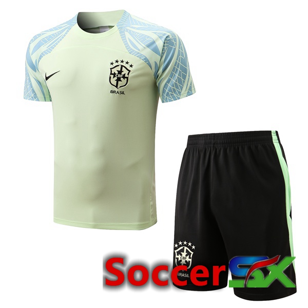 Portugal Training T Shirt + Shorts Green 2022/2023