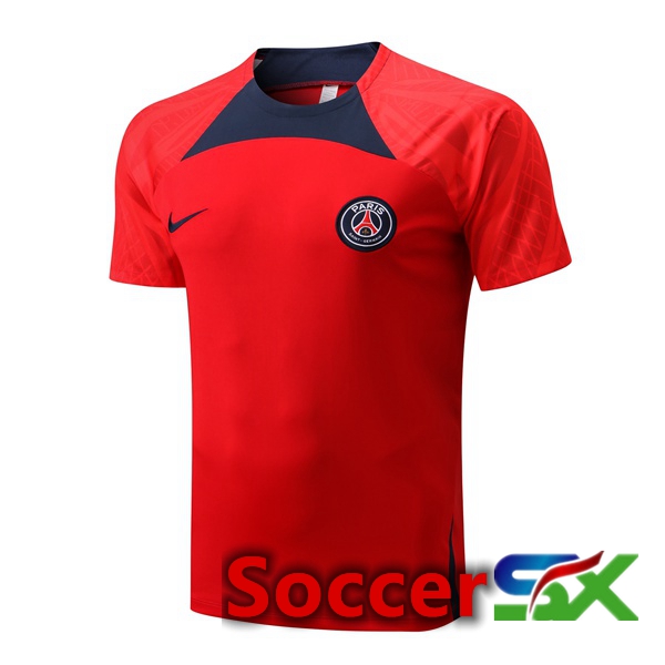 Paris PSG Training T Shirt Red 2022/2023
