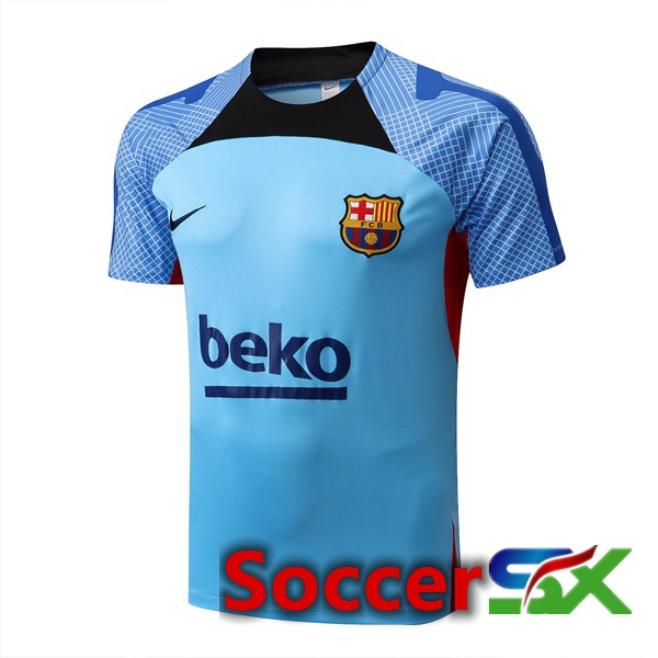 FC Barcelona Training T Shirt Blue 2022/2023