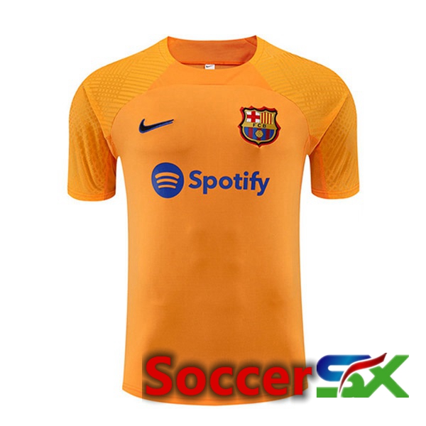 FC Barcelona Training T Shirt Orange 2022/2023