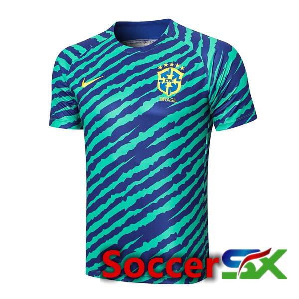 Brazil Training T Shirt Green 2022/2023