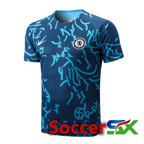 FC Chelsea Training T Shirt Blue 2022/2023