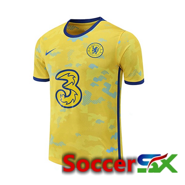 FC Chelsea Training T Shirt Yellow 2022/2023