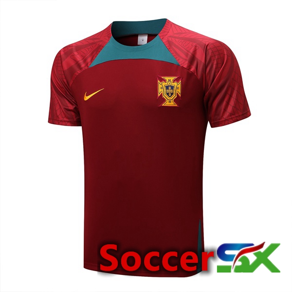 Portugal Training T Shirt Black 2022/2023