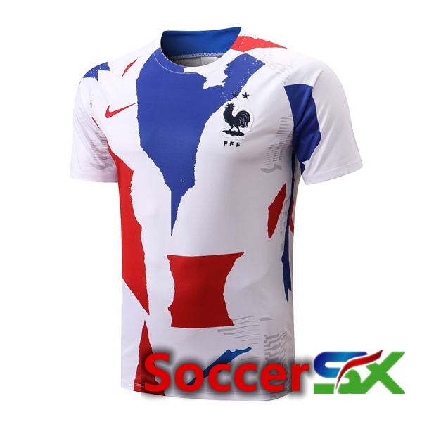 France Training T Shirt White 2022/2023