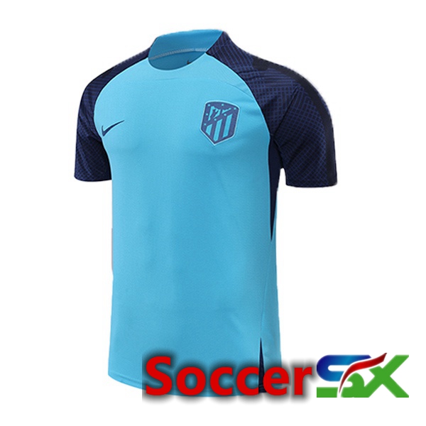 Atletico Madrid Training T Shirt Blue 2022/2023