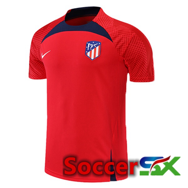 Atletico Madrid Training T Shirt Red 2022/2023