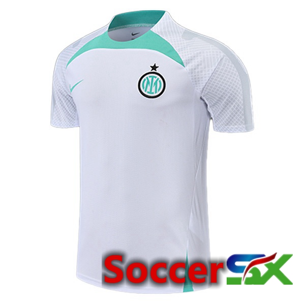Inter Milan Training T Shirt White 2022/2023