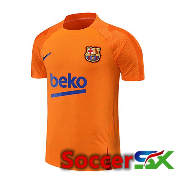 FC Barcelona Training T Shirt Orange 2022/2023