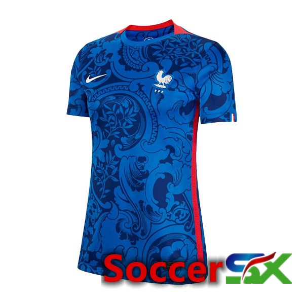 France Womens Home Jersey Blue Euro 2022