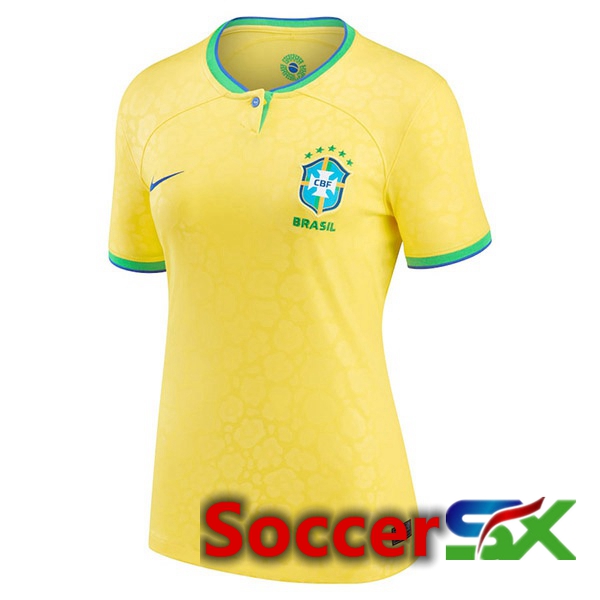 Brazil Womens Home Jersey Yellow 2023/2023