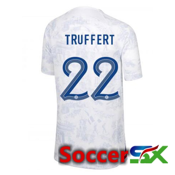France (TRUFFERT 22) Away Jersey White World Cup 2022