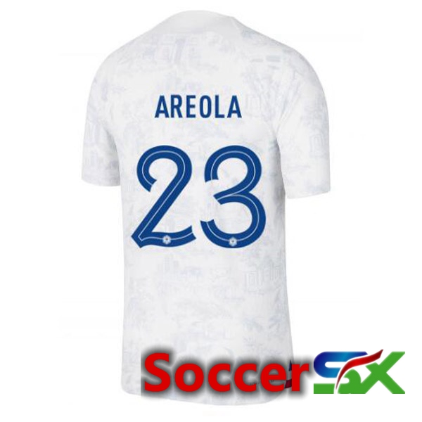 France (AREOLA 23) Away Jersey White World Cup 2022
