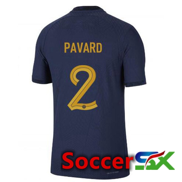 France (PAVARD 2) Home Jersey Royal Blue World Cup 2022