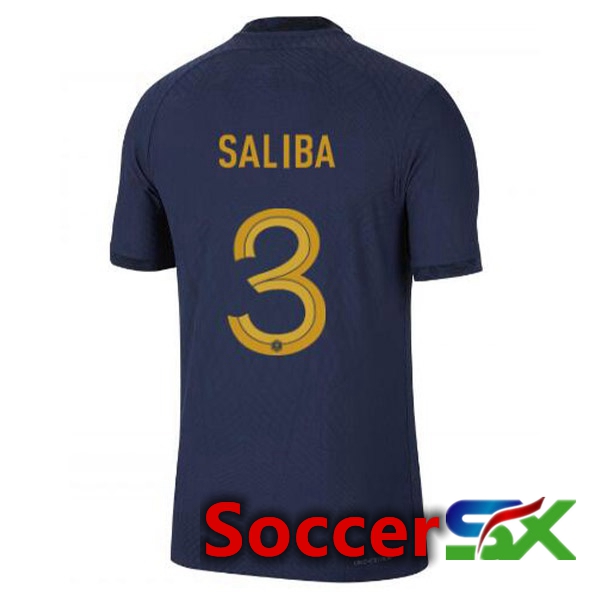 France (SALIBA 3) Home Jersey Royal Blue World Cup 2022