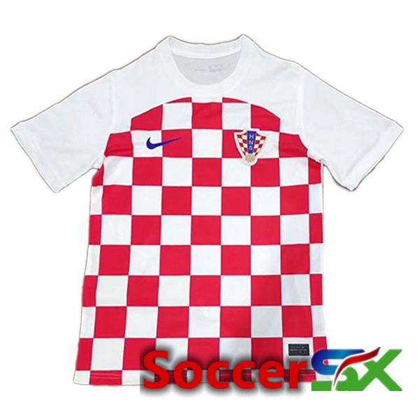 Croatia Home Jersey White Roug Version Leak 2023/2023