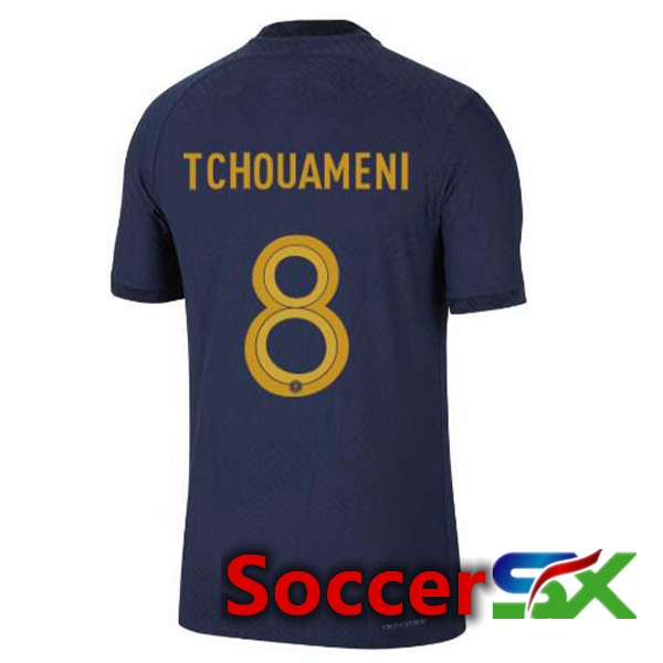 France (TCHOUAMENI 8) Home Jersey Royal Blue 2023/2023