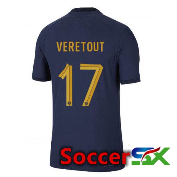 France (VERETOUT 17) Home Jersey Royal Blue 2023/2023