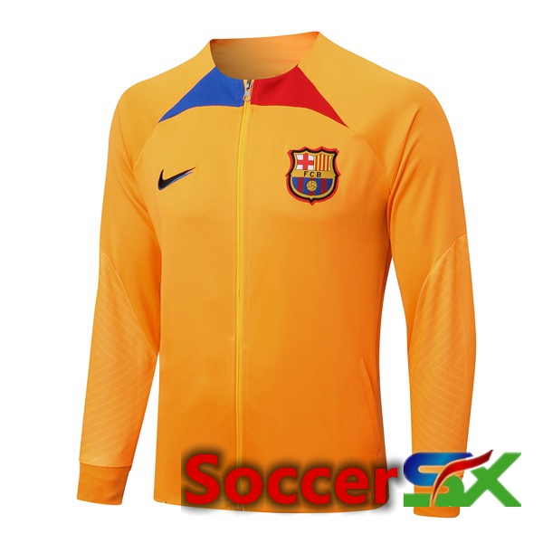 FC Barcelona Training Jacket Orange 2022/2023