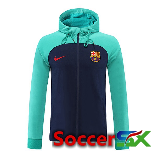 FC Barcelona Training Jacket Hoodie Green 2022/2023