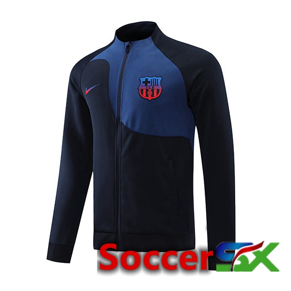 FC Barcelona Training Jacket Black Blue 2022/2023