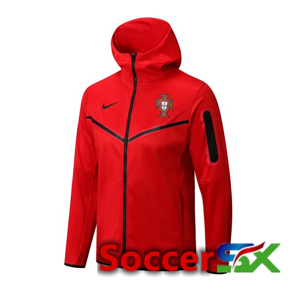 Portugal Training Jacket Hoodie Red 2022/2023