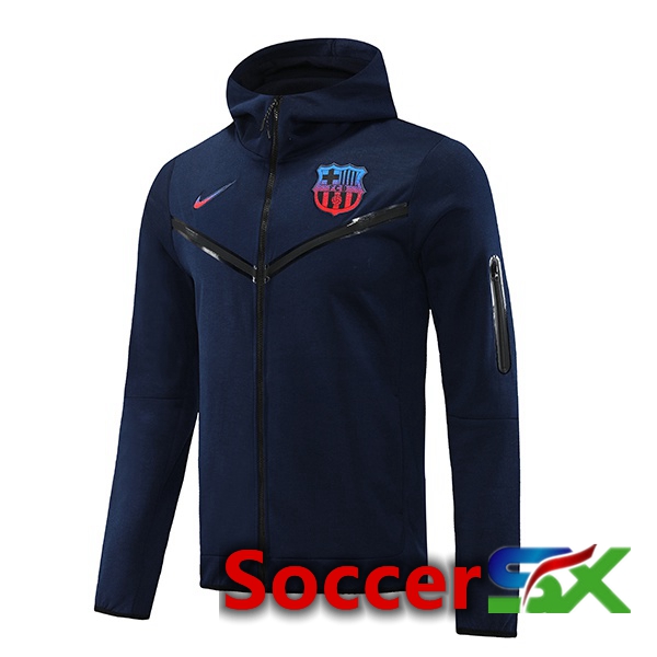 FC Barcelona Training Jacket Hoodie Royal Blue 2022/2023