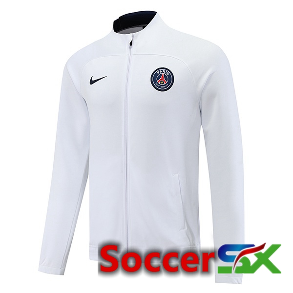 Paris PSG Training Jacket White 2022/2023