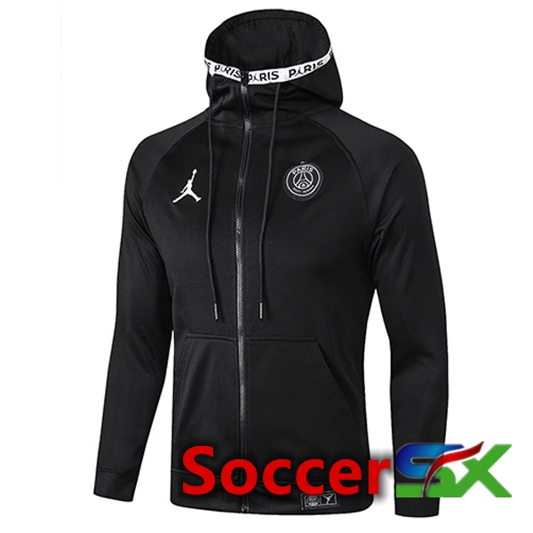 JORDAN Paris PSG Training Jacket Hoodie Black 2022/2023