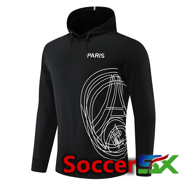 JORDAN Paris PSG Training Jacket Hoodie Black 2022/2023