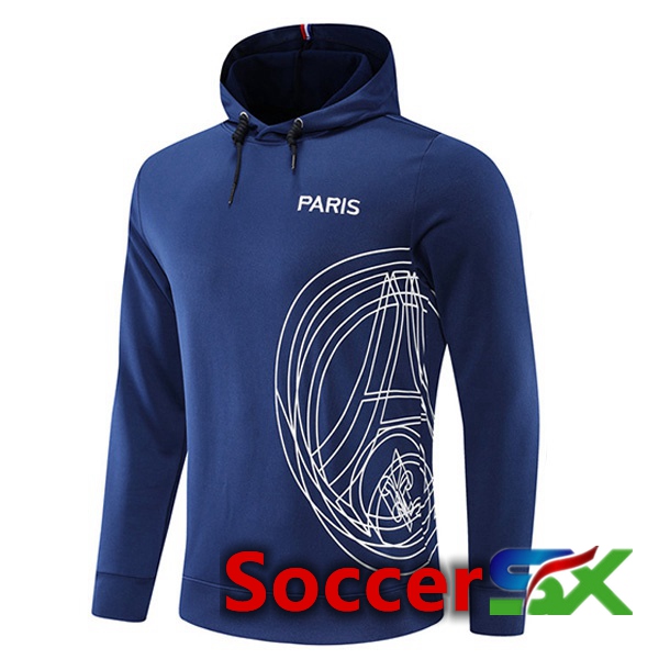 JORDAN Paris PSG Training Jacket Hoodie Royal Blue 2022/2023