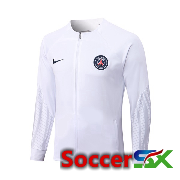 Paris PSG Training Jacket White 2022/2023