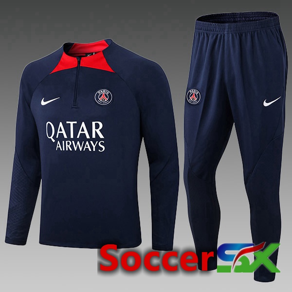 Paris PSG Kids Training Tracksuit Royal Blue 2022/2023