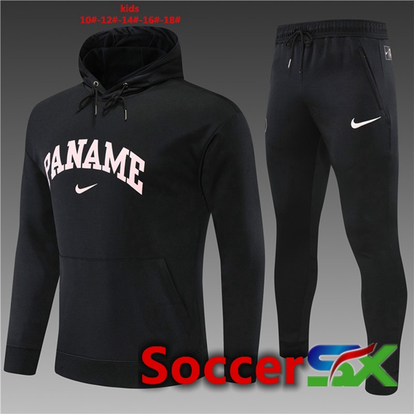 Paris PSG PANAME kids Training Tracksuit Hoodie Black 2022/2023