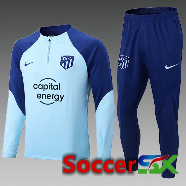 Atletico Madrid Kids Training Tracksuit Blue 2022/2023