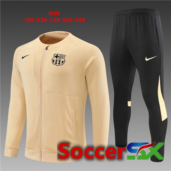 FC Barcelona Kids Training Jacket Suit Brown 2022/2023